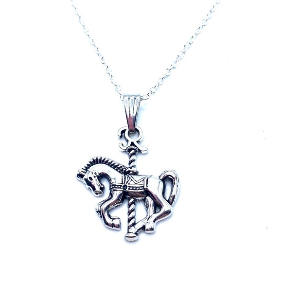 Carousel Horse Necklace - Picture 2 of 7
